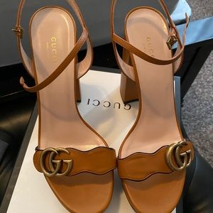 Gucci Marmont Platform Sandals